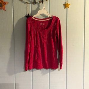 Pink long sleeve shirt